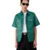 Leather Short Sleeve Shirt Leather Short Sleeve Shirt