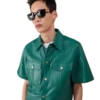 Leather Short Sleeve Shirt Leather Short Sleeve Shirt