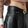 Leather Skater Shorts