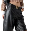 Leather Skater Shorts