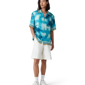 Linen Pleated Shorts