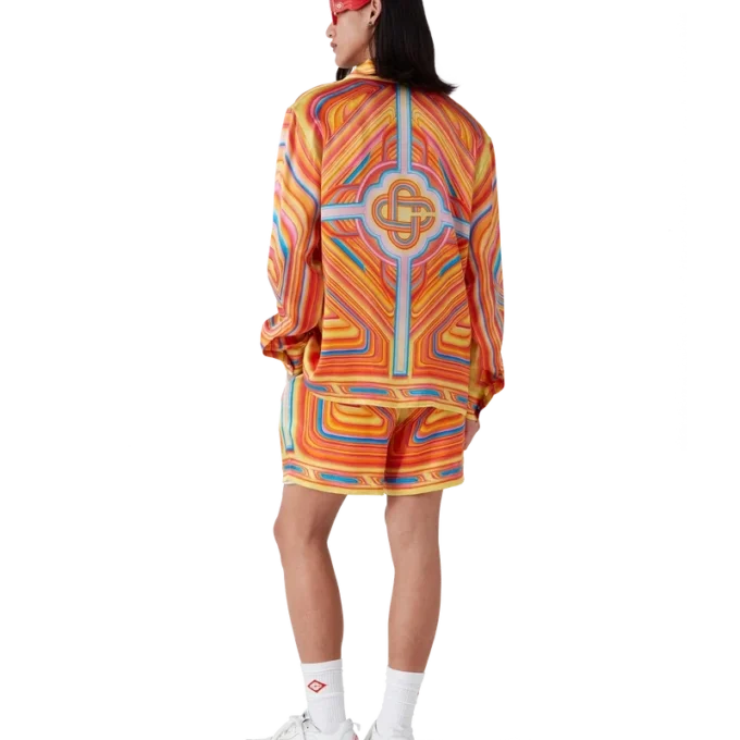 Low Rider Long Sleeve Silk Shirt