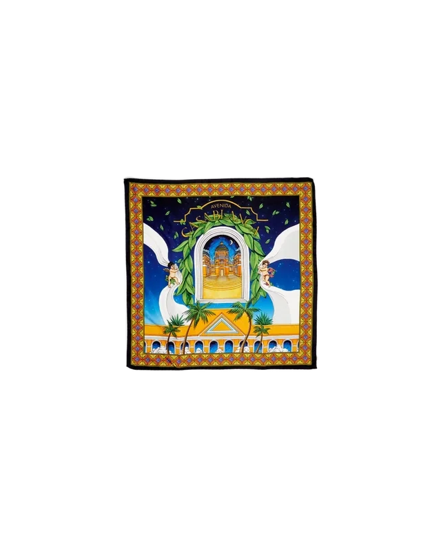 Maison D’ete Small Silk Scarf Maison D’ete Small Silk Scarf