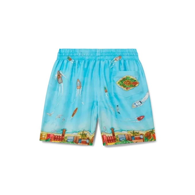 Maison Sur Piloti Silk Shorts Maison Sur Piloti Silk Shorts