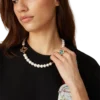 Medium Pearl Logo Necklace Medium Pearl Logo Necklace