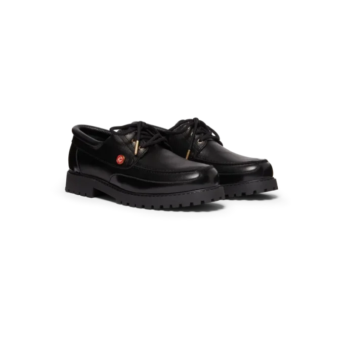 Men’s Black Leather Boat Shoes Men’s Black Leather Boat Shoes