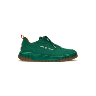 Men’s Green Suede Court Sneaker