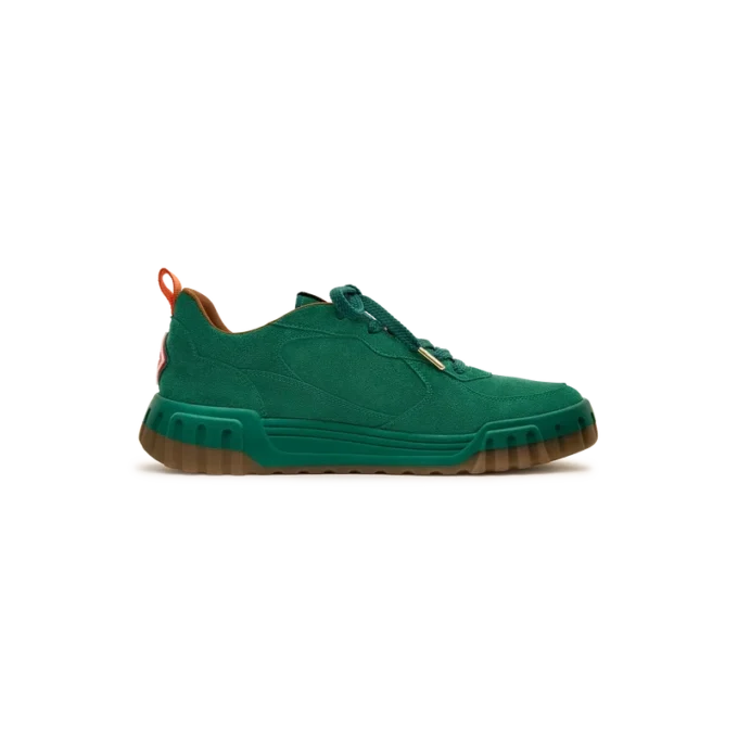 Men’s Green Suede Court Sneaker Men’s Green Suede Court Sneaker