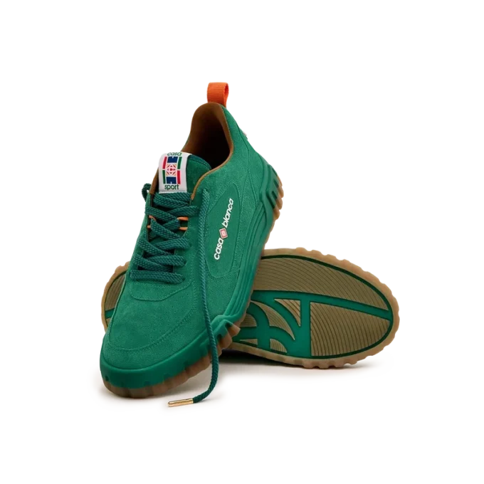 Men’s Green Suede Court Sneaker Men’s Green Suede Court Sneaker