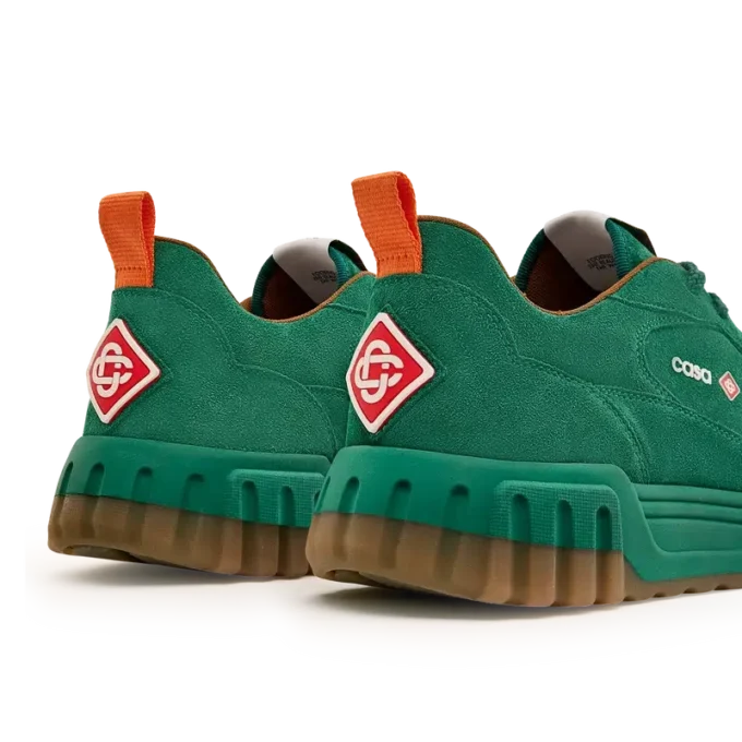 Men’s Green Suede Court Sneaker Men’s Green Suede Court Sneaker