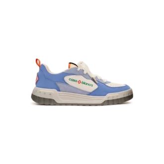 Men’s White & Blue Court Sneaker