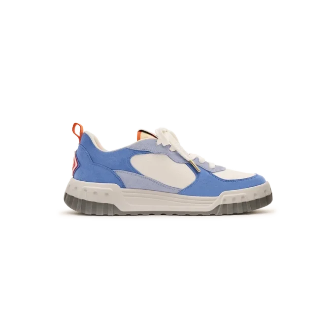 Men’s White & Blue Court Sneaker Men’s White & Blue Court Sneaker