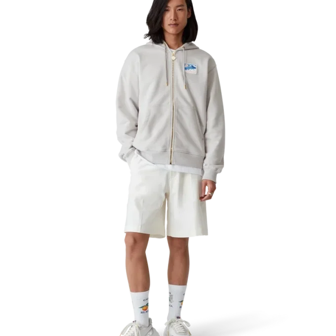 Mens Atlantis White & Chrome Sneaker Mens Atlantis White & Chrome Sneaker