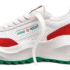 Mens Atlantis White & Red Sneaker Mens Atlantis White & Red Sneaker