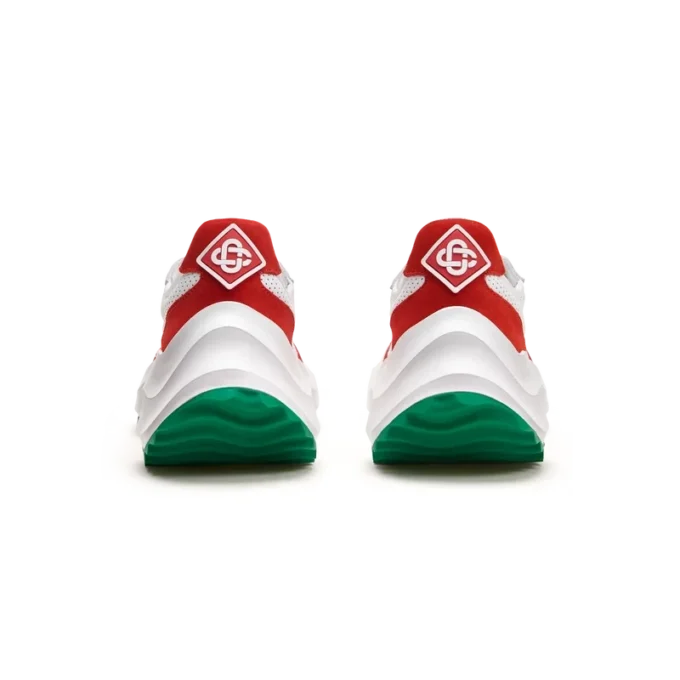 Mens Atlantis White & Red Sneaker Mens Atlantis White & Red Sneaker