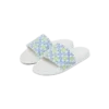 Mens White Monogram Pool Slides Mens White Monogram Pool Slides