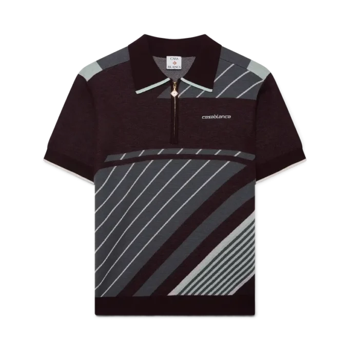 Merino Diagonal Tennis Polo Merino Diagonal Tennis Polo