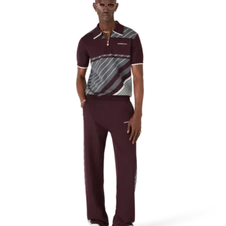 Merino Diagonal Tennis Trousers