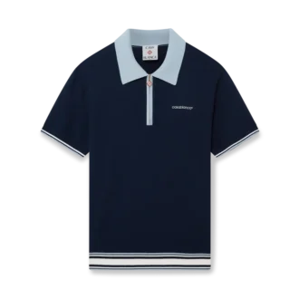 Merino Knit Tennis Polo Shirt