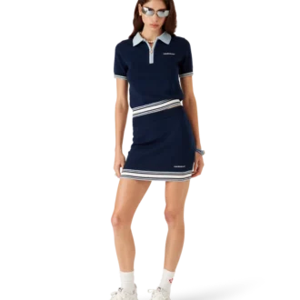 Merino Knit Tennis Polo Shirt