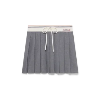 Merino Knit Tennis Skirt