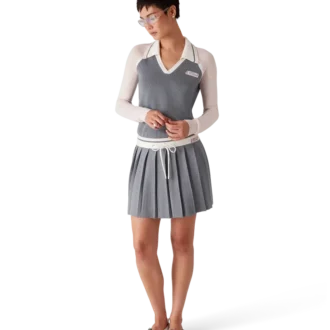 Merino Knit Tennis Skirt