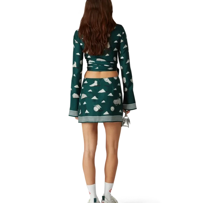 Metaphysical Silk Mini Skirt Metaphysical Silk Mini Skirt