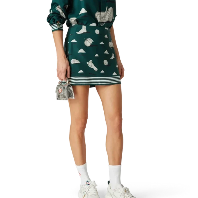 Metaphysical Silk Mini Skirt Metaphysical Silk Mini Skirt