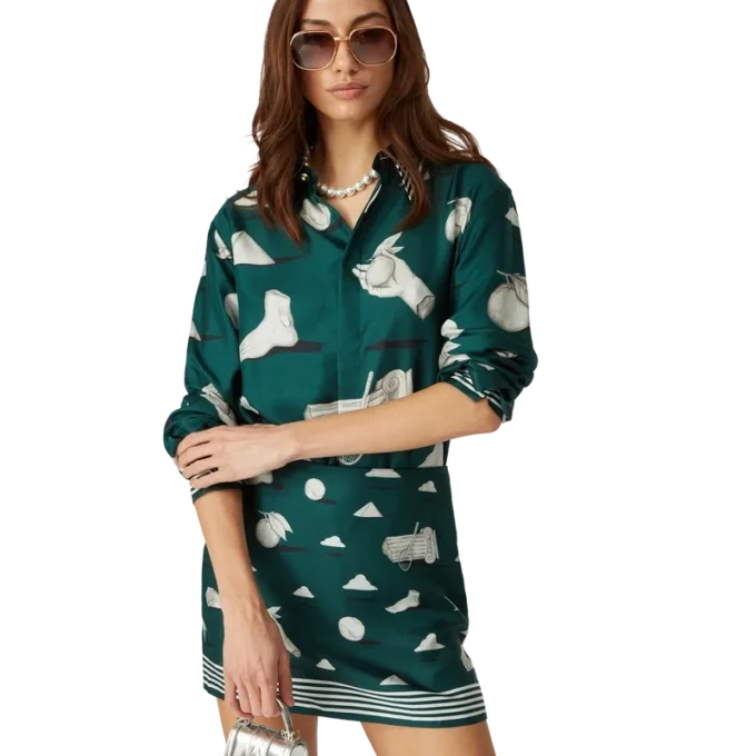 Metaphysical Silk Shirt