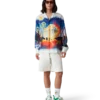 Midnight Acropolis Silk Shirt Midnight Acropolis Silk Shirt