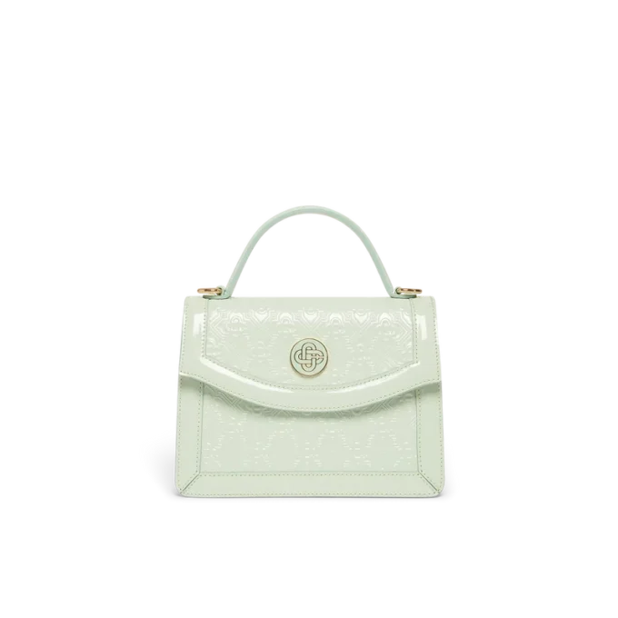 Mint Monogram Embossed Mini Jeanne Bag Mint Monogram Embossed Mini Jeanne Bag