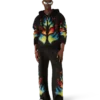 Mohair Flame Laurel Zip Hoodie