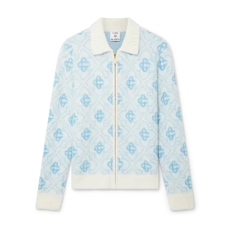 Mohair Monogram Zip Jumper Mohair Monogram Zip Jumper