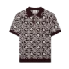 Monogram Cotton Knit Polo Shirt Monogram Cotton Knit Polo Shirt