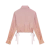 Monogram Degrade Long Sleeve Silk Shirt