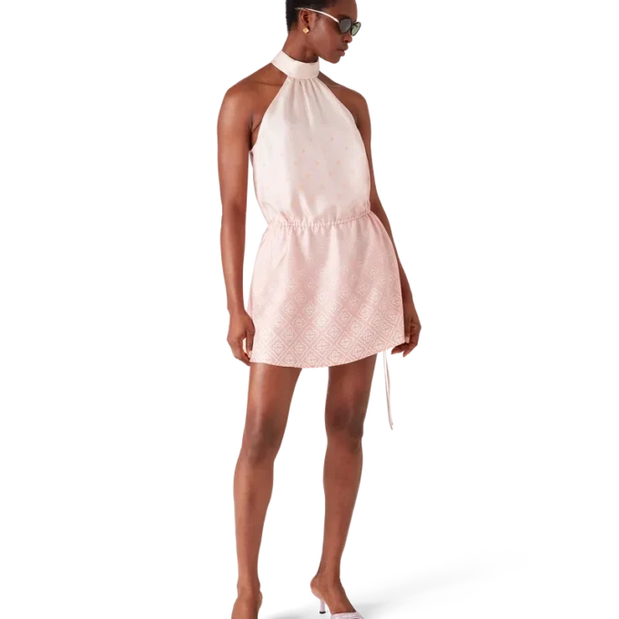 Monogram Degrade Silk Dress Monogram Degrade Silk Dress
