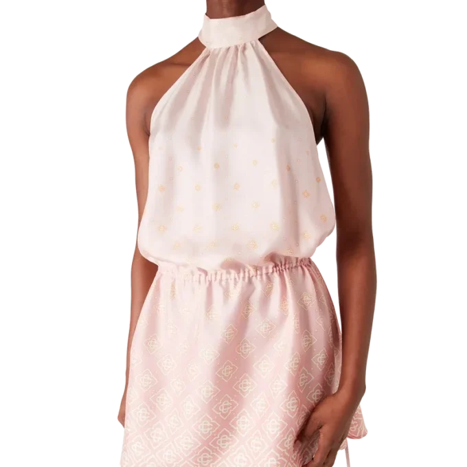 Monogram Degrade Silk Dress Monogram Degrade Silk Dress