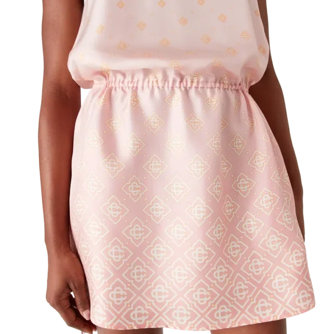 Monogram Degrade Silk Dress Monogram Degrade Silk Dress