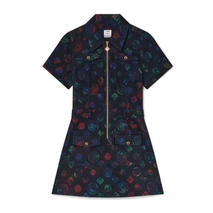 Monogram Denim Dress Monogram Denim Dress