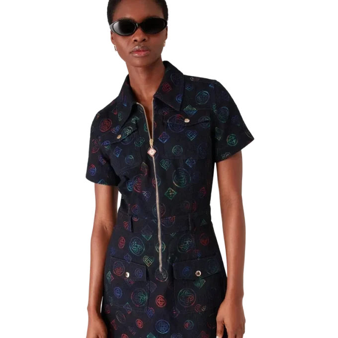 Monogram Denim Dress Monogram Denim Dress