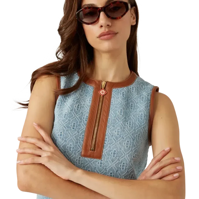 Monogram Denim Dress Monogram Denim Dress
