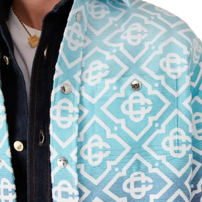 Monogram Gradient Jacquard Shacket Monogram Gradient Jacquard Shacket