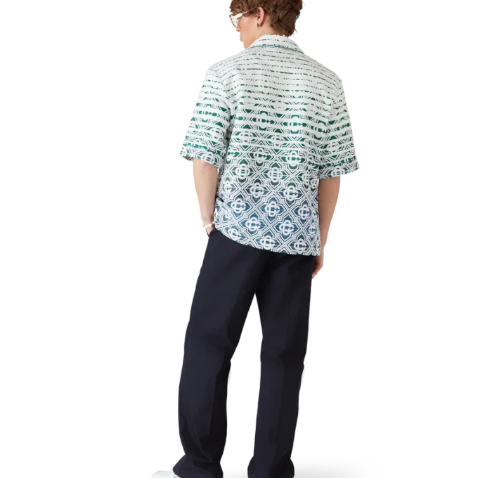 Monogram Gradient Towelling Short Sleeve Shirt