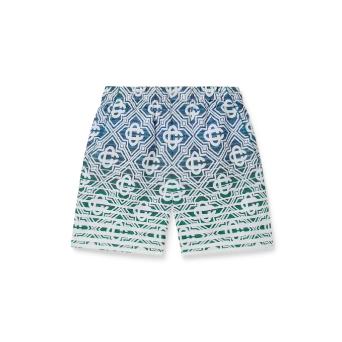 Monogram Gradient Towelling Shorts Monogram Gradient Towelling Shorts