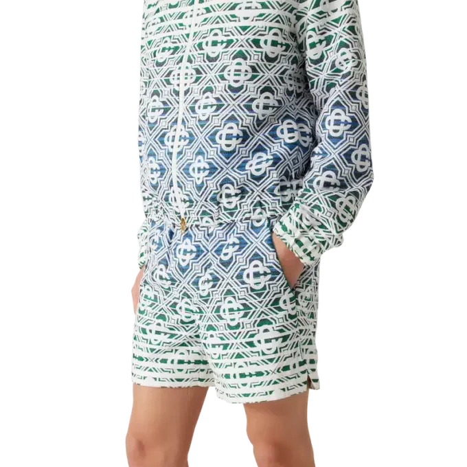 Monogram Gradient Towelling Shorts Monogram Gradient Towelling Shorts