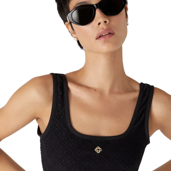 Monogram Jacquard Bikini Top Monogram Jacquard Bikini Top
