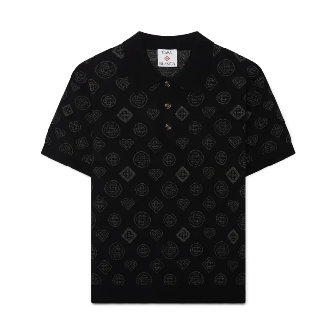 Monogram Jacquard Polo Monogram Jacquard Polo