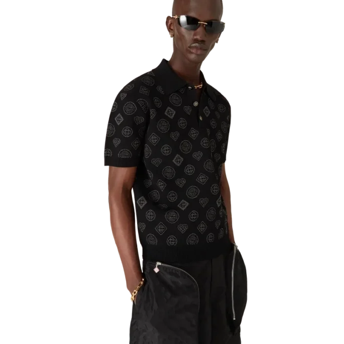 Monogram Jacquard Polo Monogram Jacquard Polo
