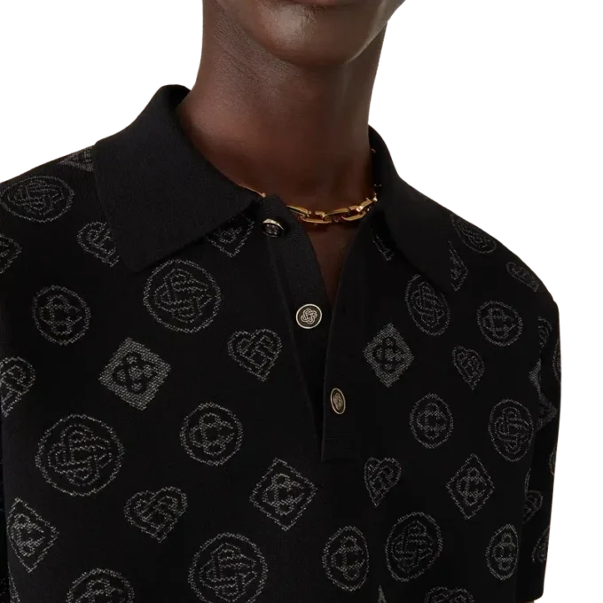 Monogram Jacquard Polo Monogram Jacquard Polo