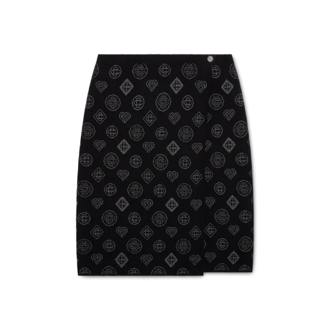 Monogram Jacquard Skirt